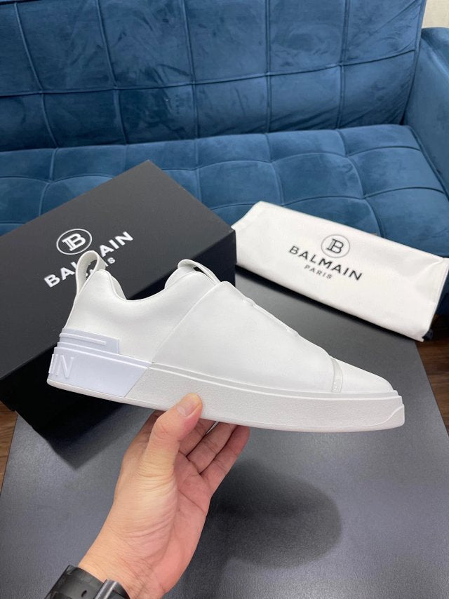 Balmain Casual Leather White