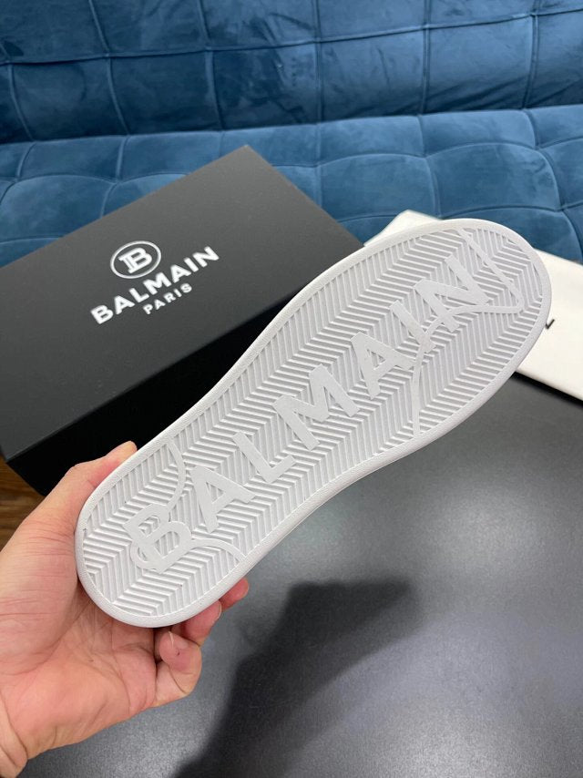 Balmain Casual Leather White