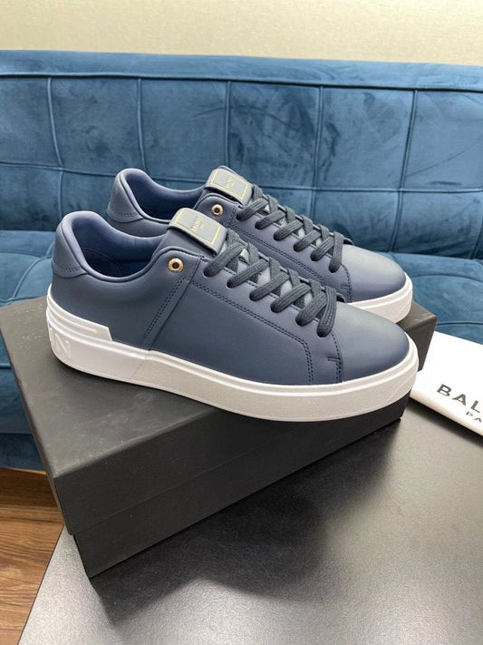 Balmain Casual Leather Blue White