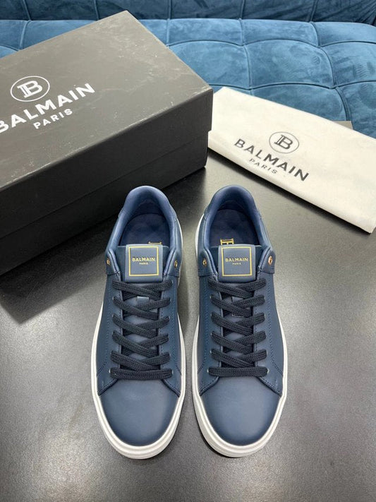 Balmain Casual Leather Blue White