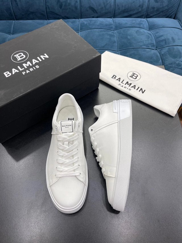 Balmain Casual Leather White