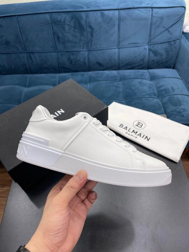 Balmain Casual Leather White