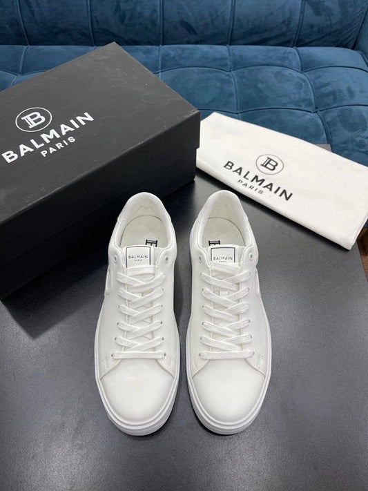 Balmain Casual Leather White