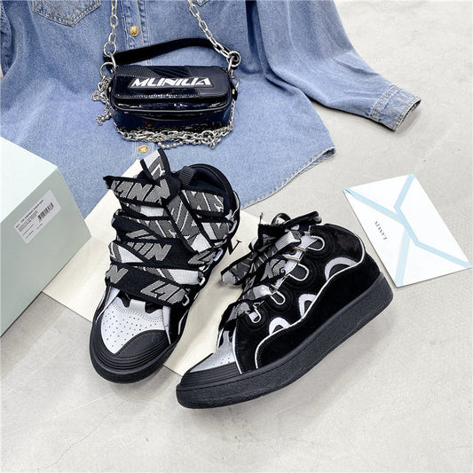 Lanvin Silver Black Reflective