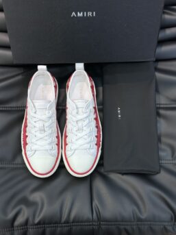 Amiri Red & White Star Canvas