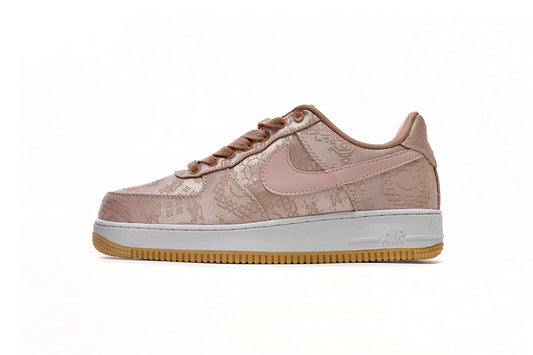 CLOT x Nike Air Force One Premium Rose Gold Silk