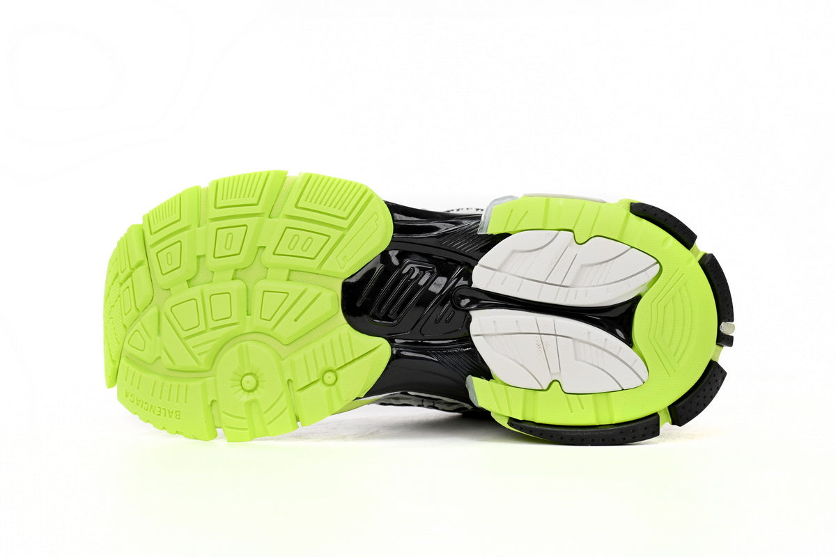 Balenciaga Runner Black White Green