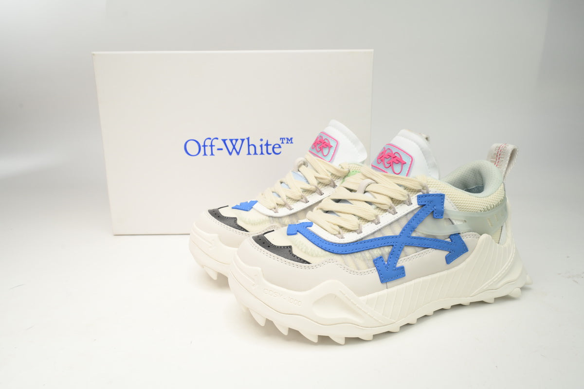 Off White Odsy 1000 White & Light Blue