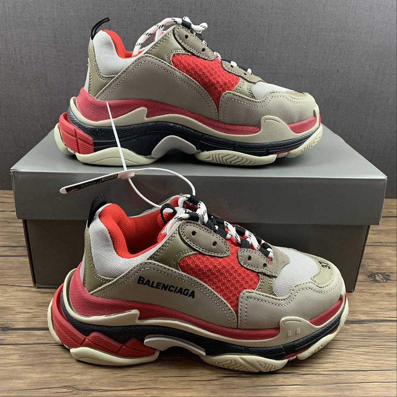 Balenciaga Triple-S Red Beige
