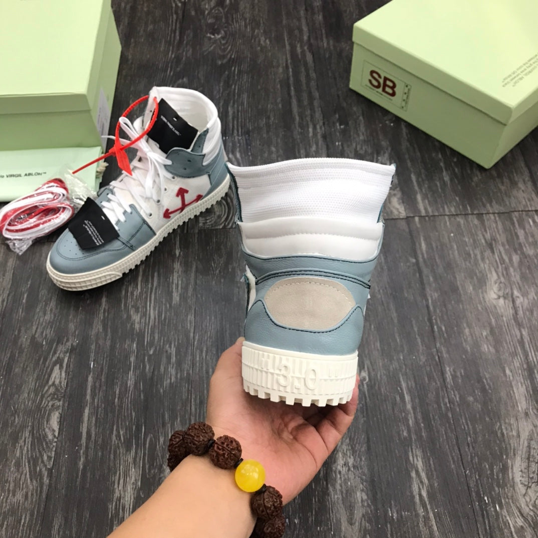 Off White Court 3.0 Baby Blue White