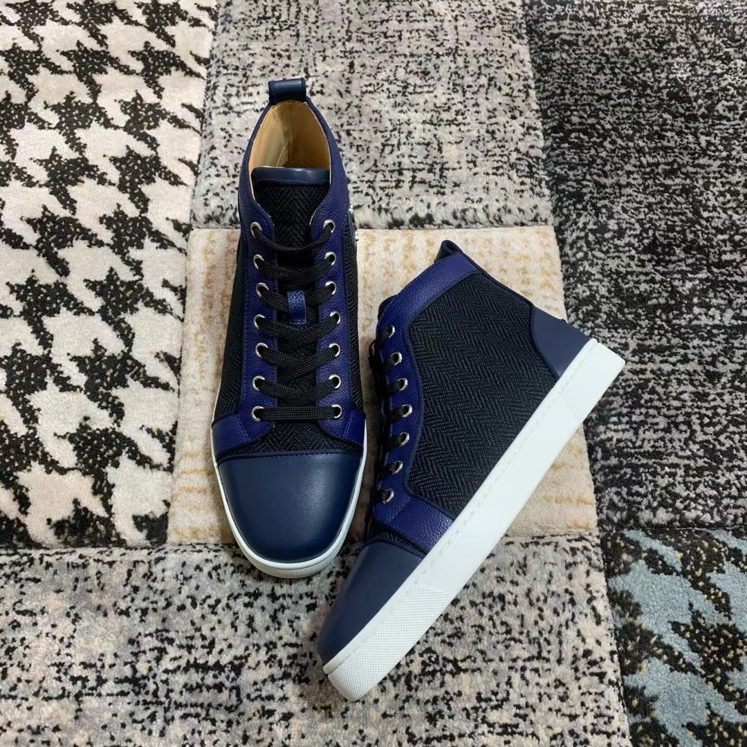 Christian Louboutin Blue / Black Classic High