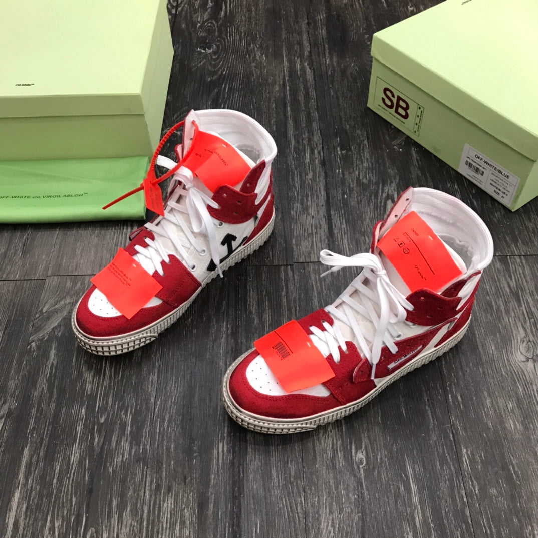 Off White Court 3.0 White Red
