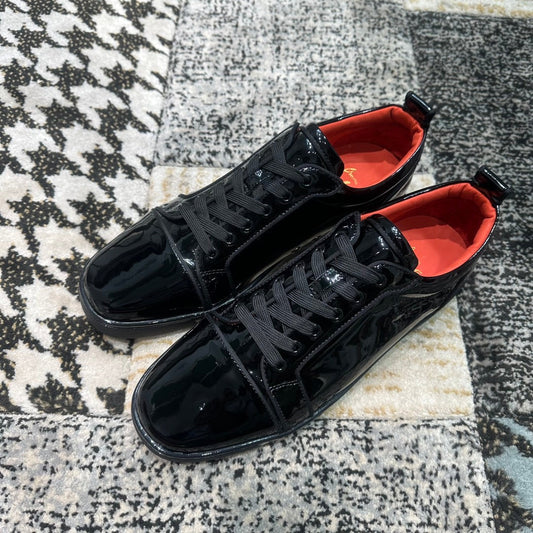 Christian Louboutin Black Patent Low