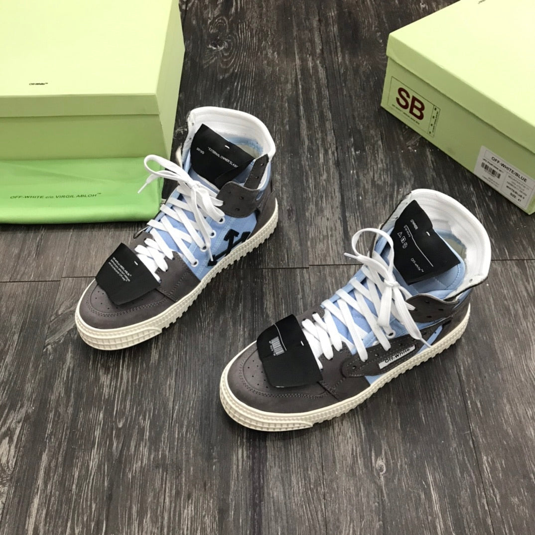 Off White Court 3.0 Blue Grey