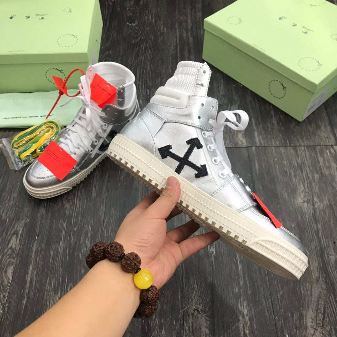 Off White Court 3.0 Silver