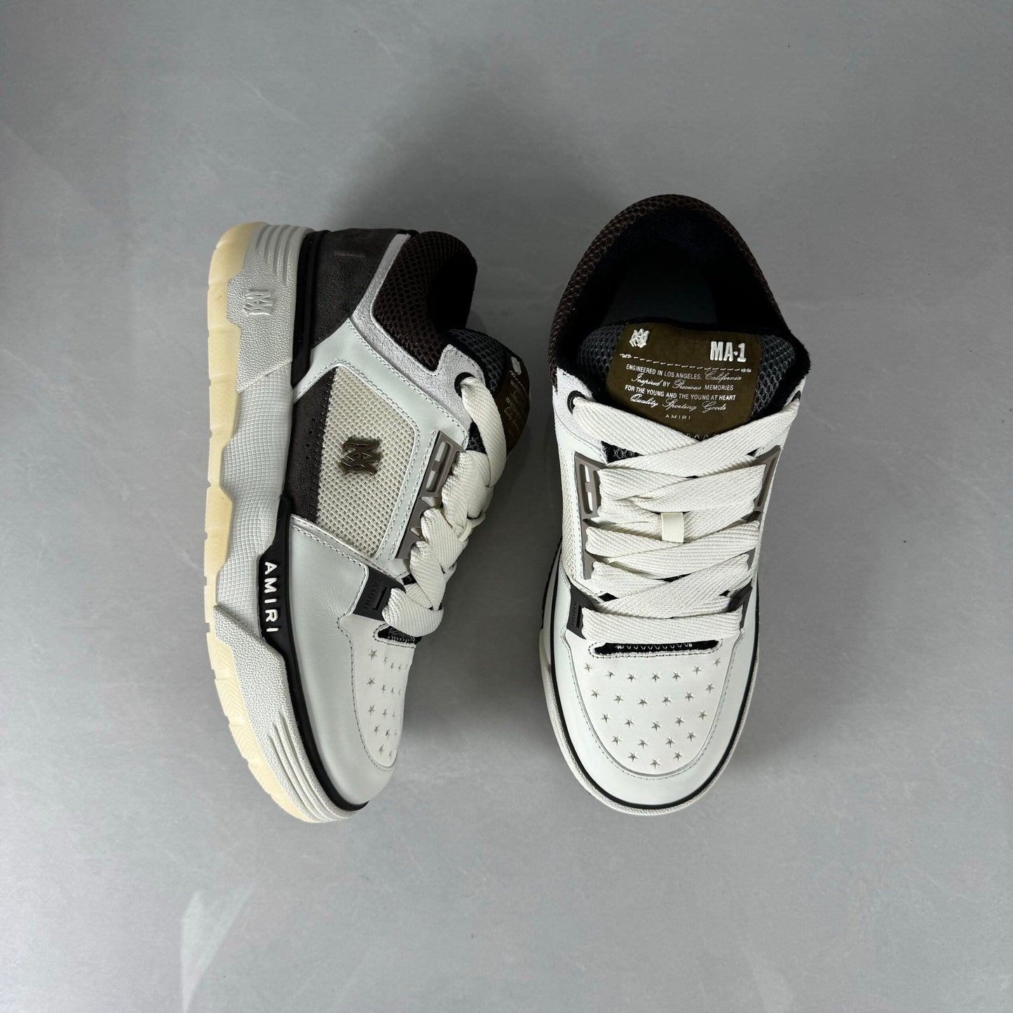 Amiri MA-1 Brown & White