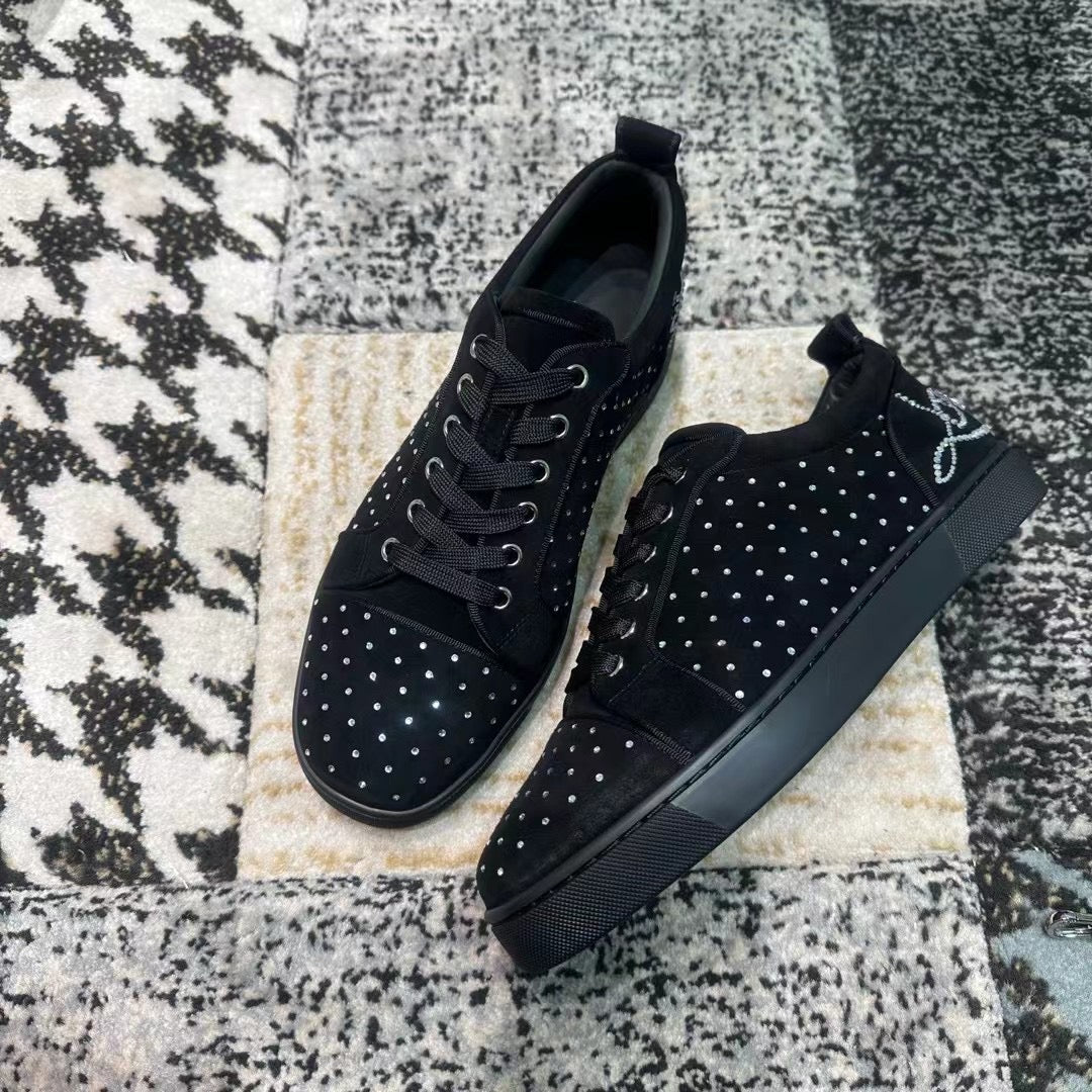 Christian Louboutin Full Black Diamonds