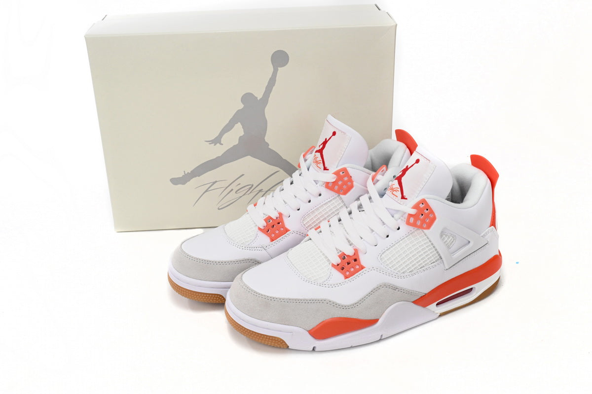 Jordan 4 White Orange