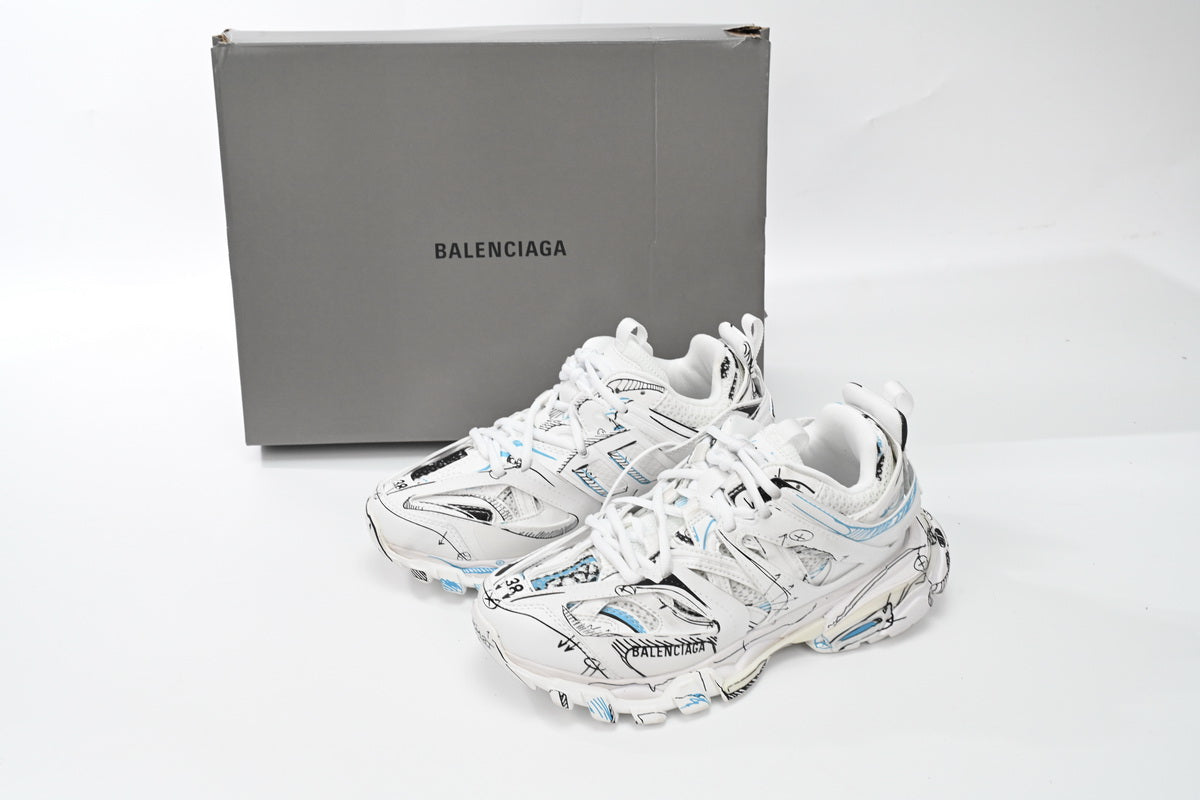 Balenciaga Track White Graffiti