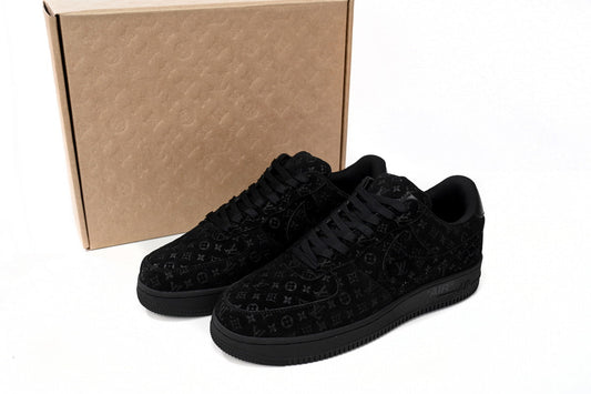 Nike Air Force x LV All Black