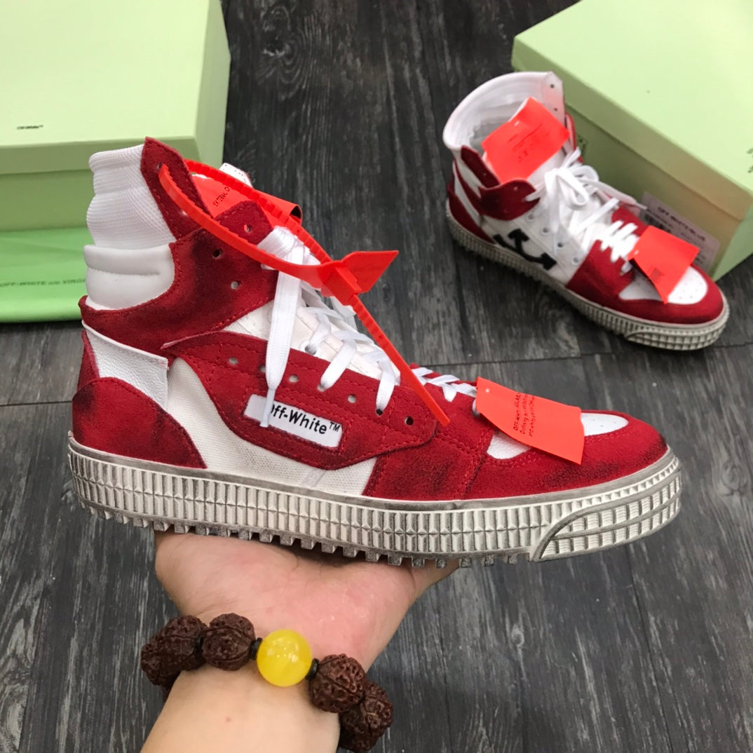 Off White Court 3.0 White Red