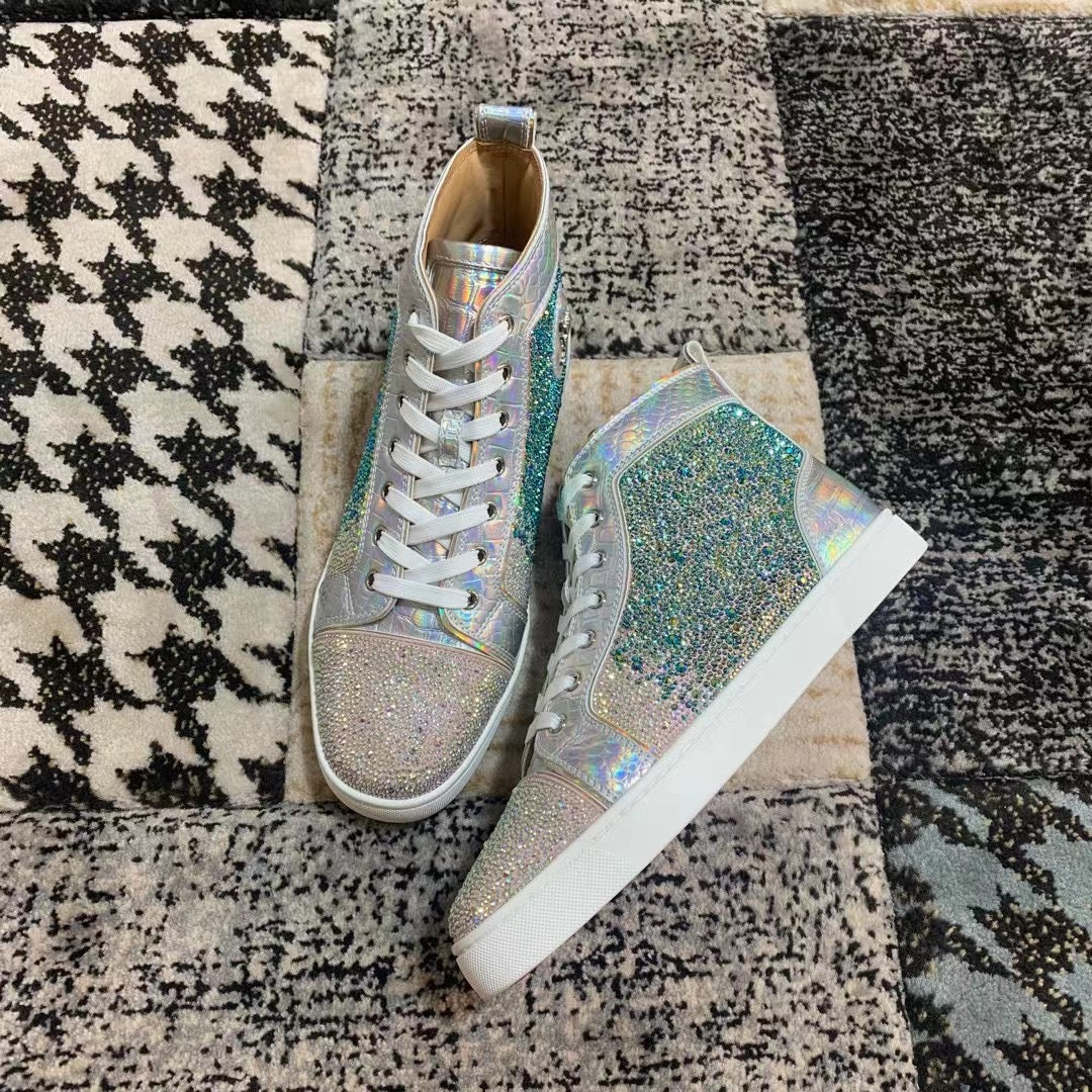 Christian Louboutin Turquoise Diamonds High