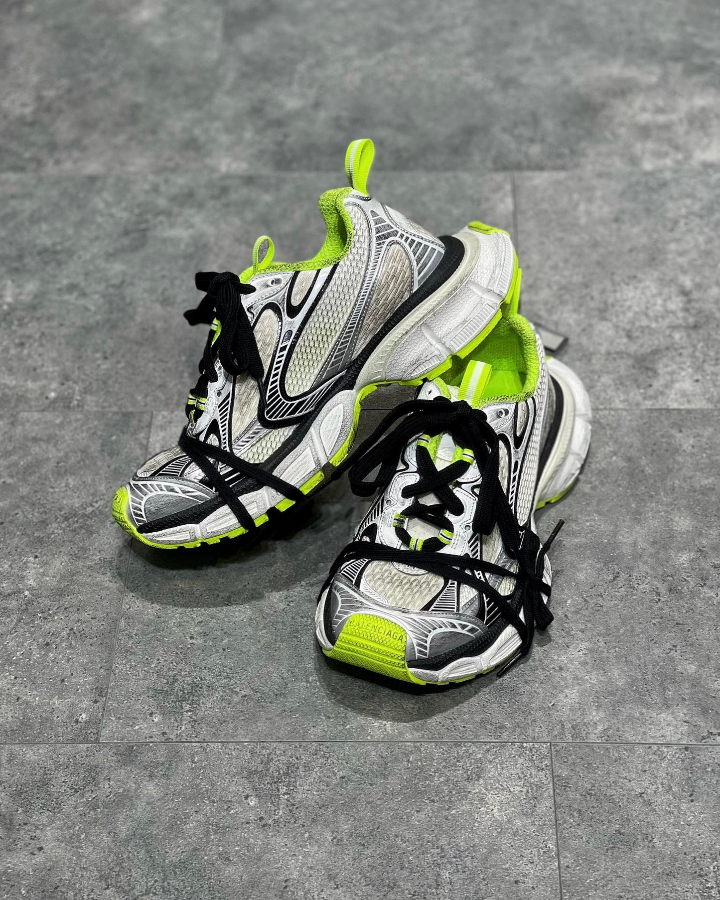 Balenciaga 3XL Lime Gray
