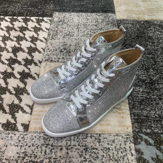 Christian Louboutin Silver High