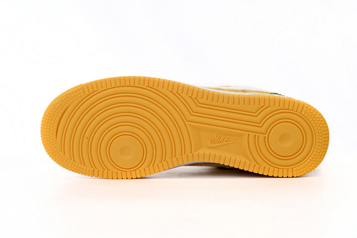 LV x Nike Air Force One Yellow