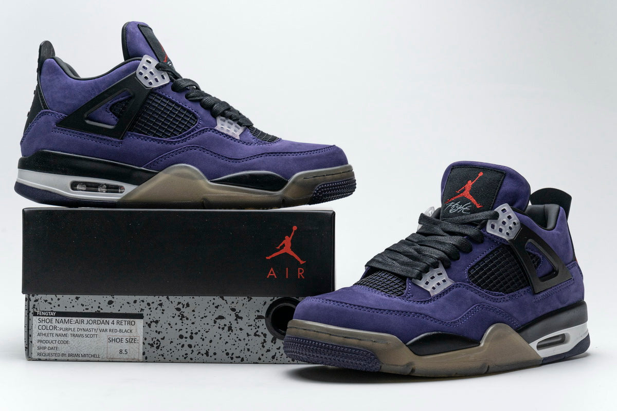 Jordan 4 Travis Scott Retro Purple