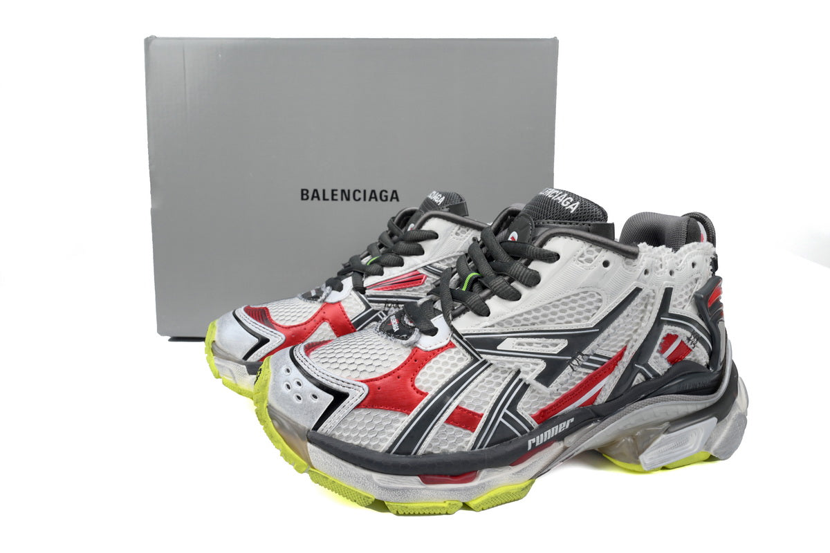 Balenciaga Runner Black White Red