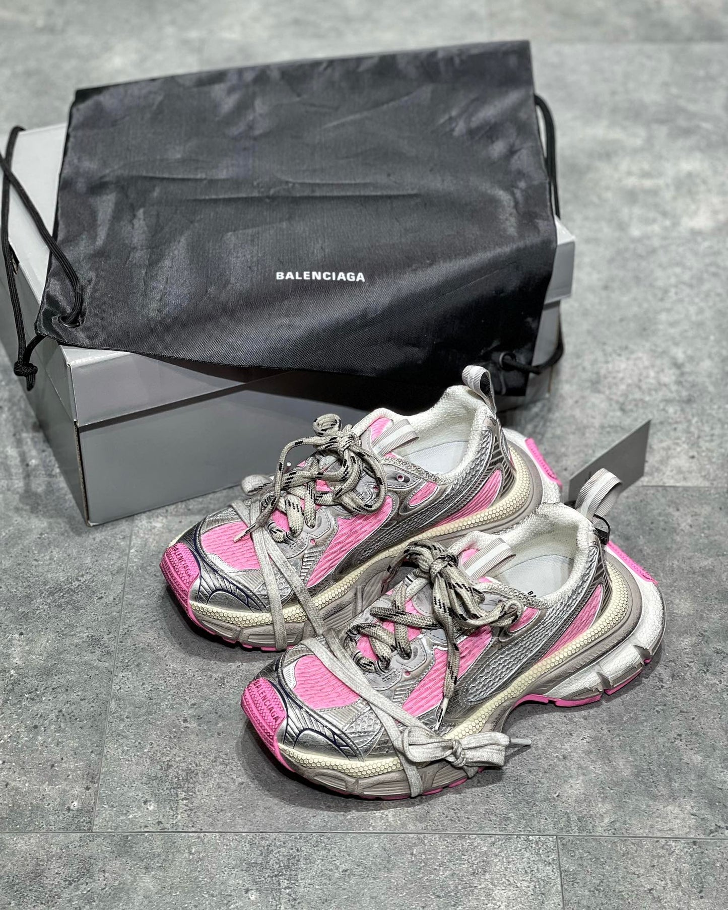 Balenciaga 3XL Pink Gray