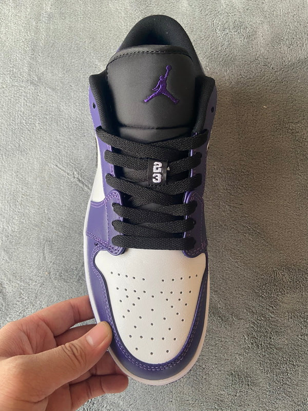 Jordan 1 Low Court Purple
