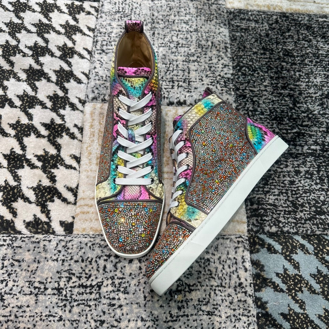 Christian Louboutin Rainbow Diamonds High