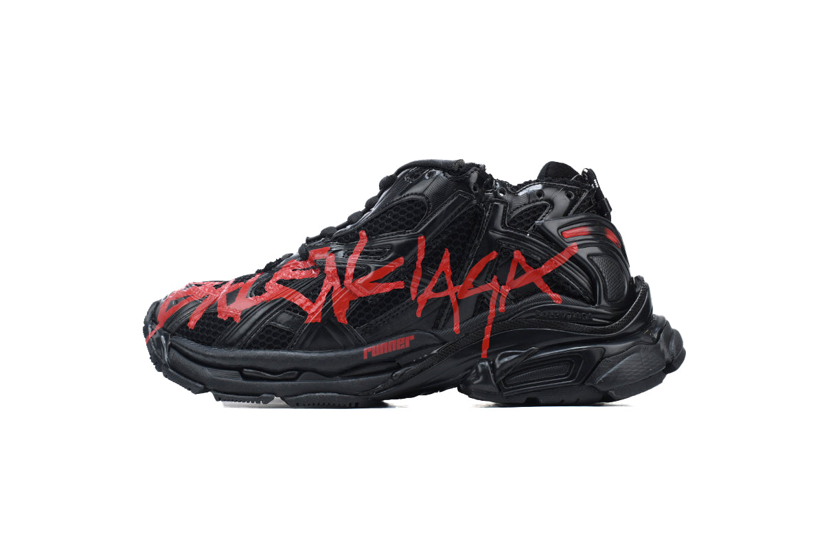 Balenciaga Runner Red Graffiti