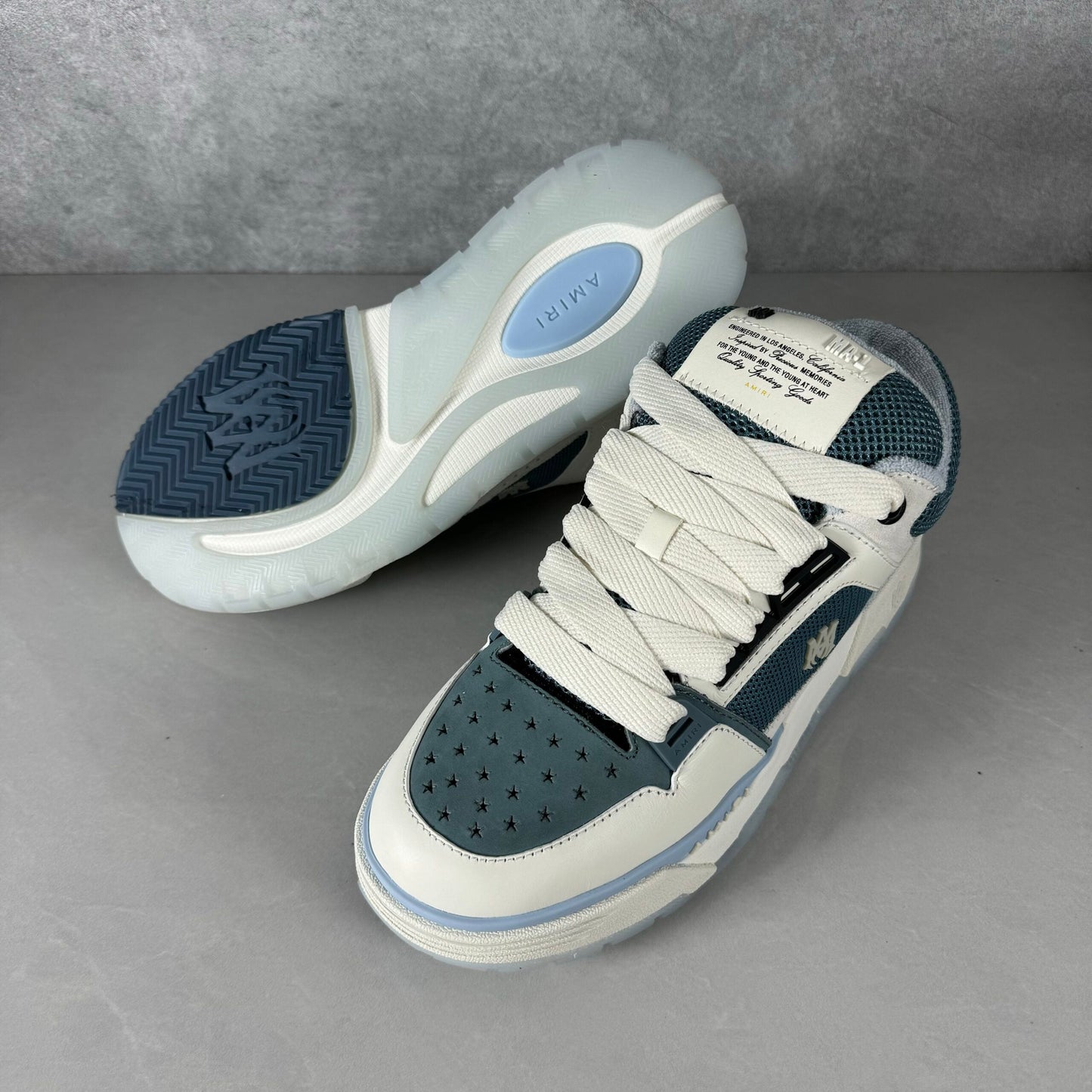 Amiri MA-1 Navy Blue & White