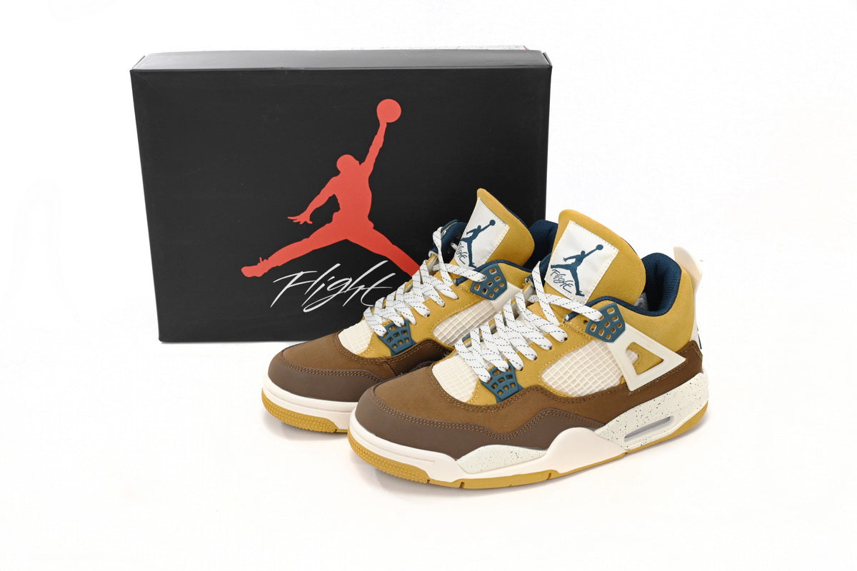 Jordan 4 Cocoa Brown White