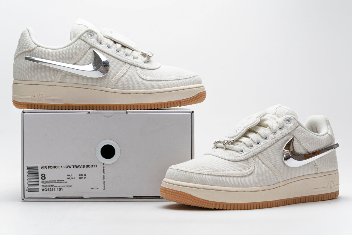 Nike Air Force x Travis Scott ”Sail”