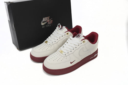 Air Force 1 Low Beige Red